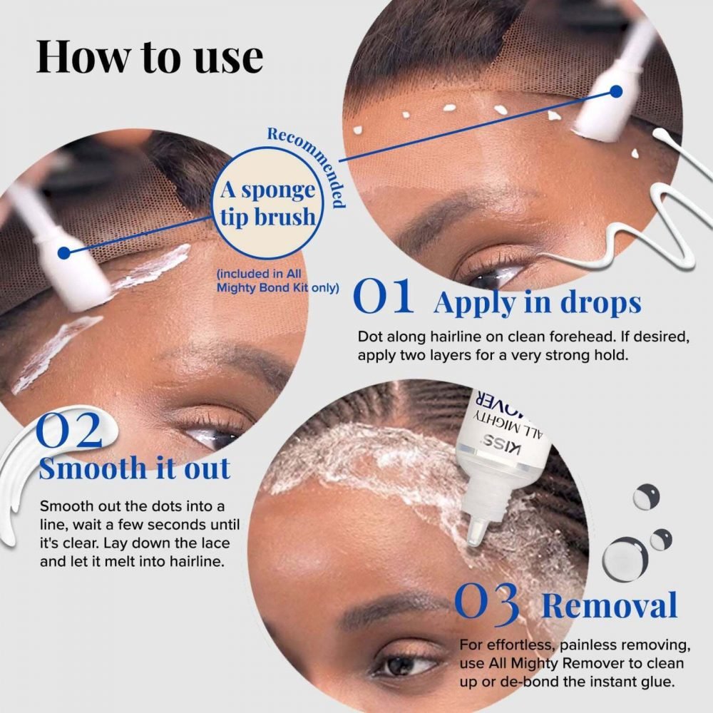 Red by Kiss All Mighty Bond Lace Wig Adhesive Kit - Beauty Exchange Beauty Supply