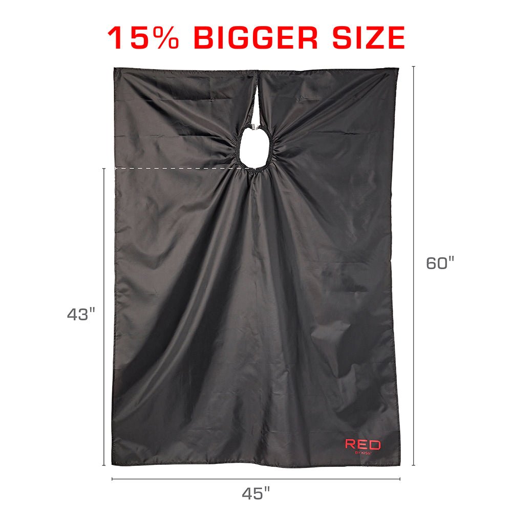 Red by Kiss All Purpose Salon Nylon Cape - Beauty Exchange Beauty Supply