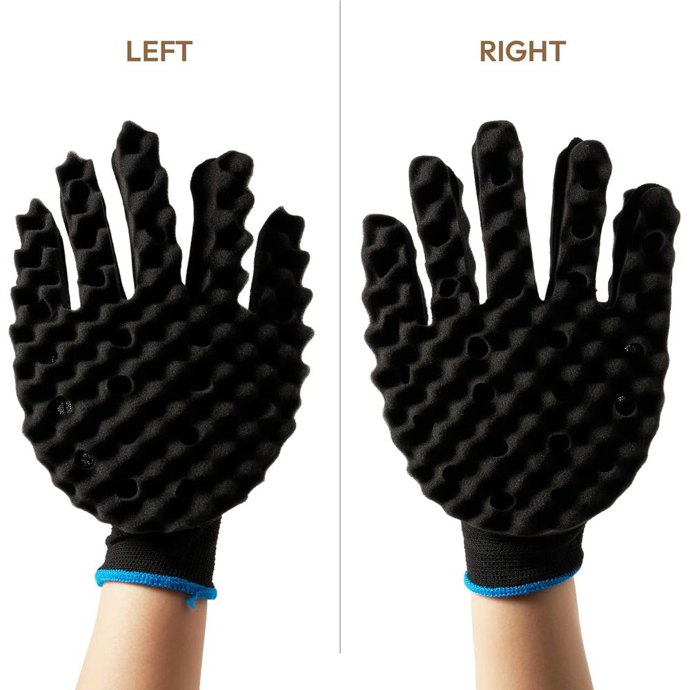 RED by Kiss Ambidextrous Twist Sponge Glove โ Double - Sided, Long - Lasting Curl Sponge Brush for Defined Twists & Coils - Beauty Exchange Beauty Supply
