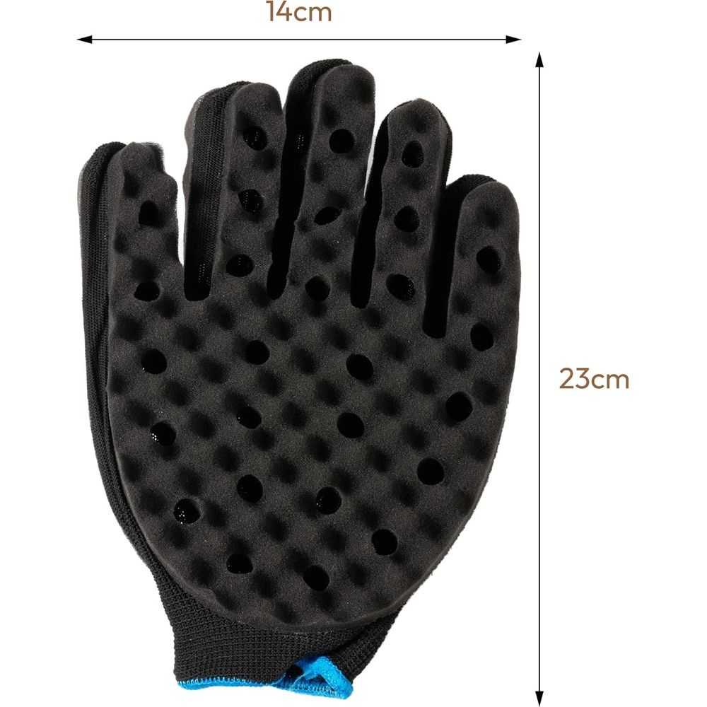 RED by Kiss Ambidextrous Twist Sponge Glove โ Double - Sided, Long - Lasting Curl Sponge Brush for Defined Twists & Coils - Beauty Exchange Beauty Supply