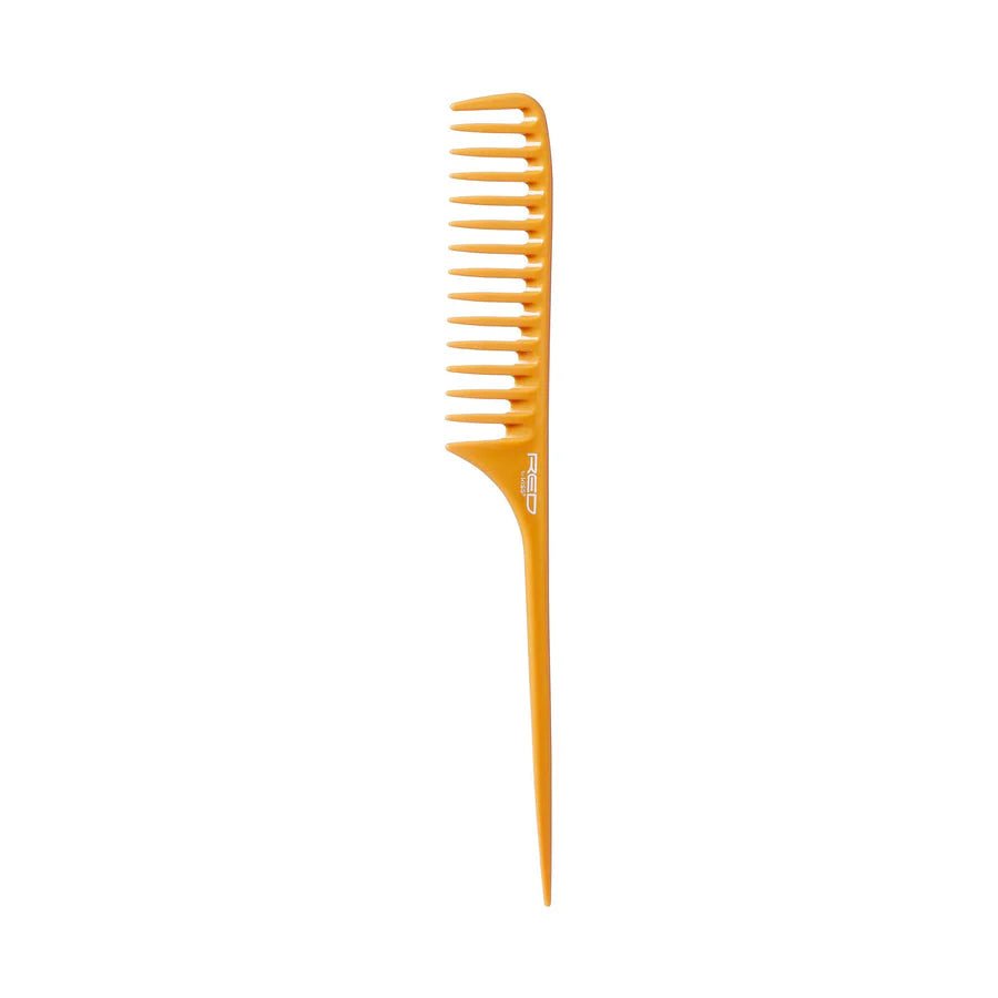 Red by Kiss Assorted Large Rat Tail Comb ā HM22 | Heat - Resistant, Anti - Static Comb for Parting, Sectioning & Sleek Styling - Beauty Exchange Beauty Supply