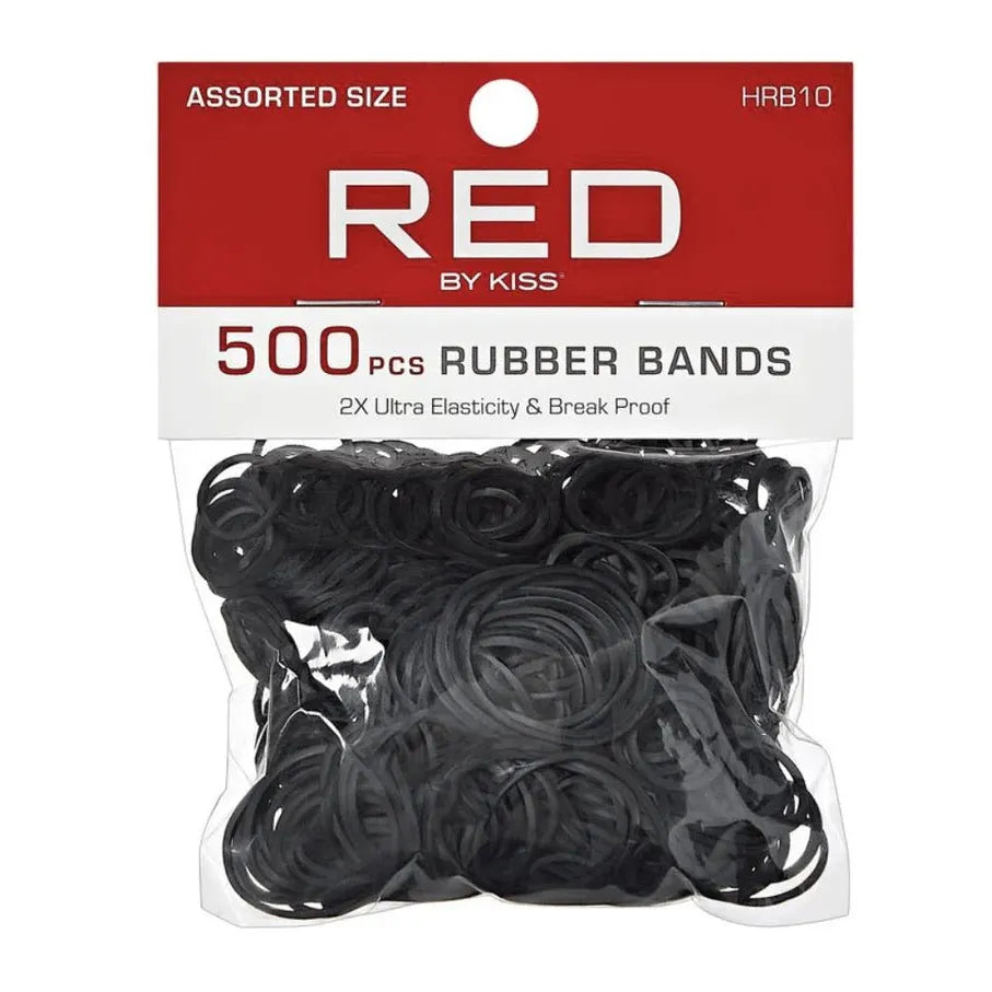 Red by Kiss Assorted Size Rubber Bands – 500pcs - Beauty Exchange Beauty Supply