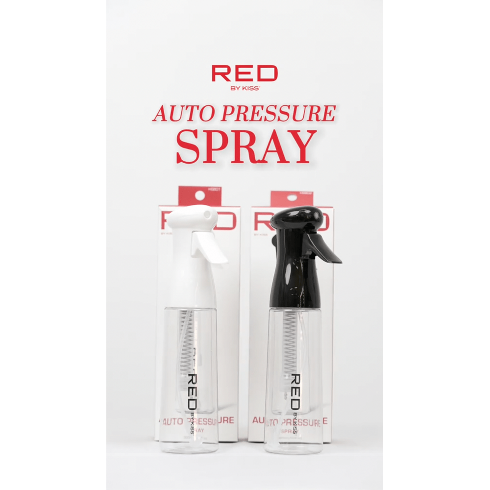 Red by Kiss Auto Pressure Spray Bottle – Continuous Mist, Refillable, Lightweight (HSB01 / HSB02) - Beauty Exchange Beauty Supply