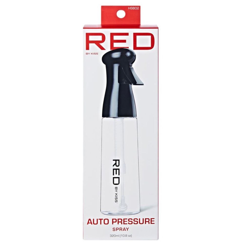 Red by Kiss Auto Pressure Spray Bottle – Continuous Mist, Refillable, Lightweight (HSB01 / HSB02) - Beauty Exchange Beauty Supply