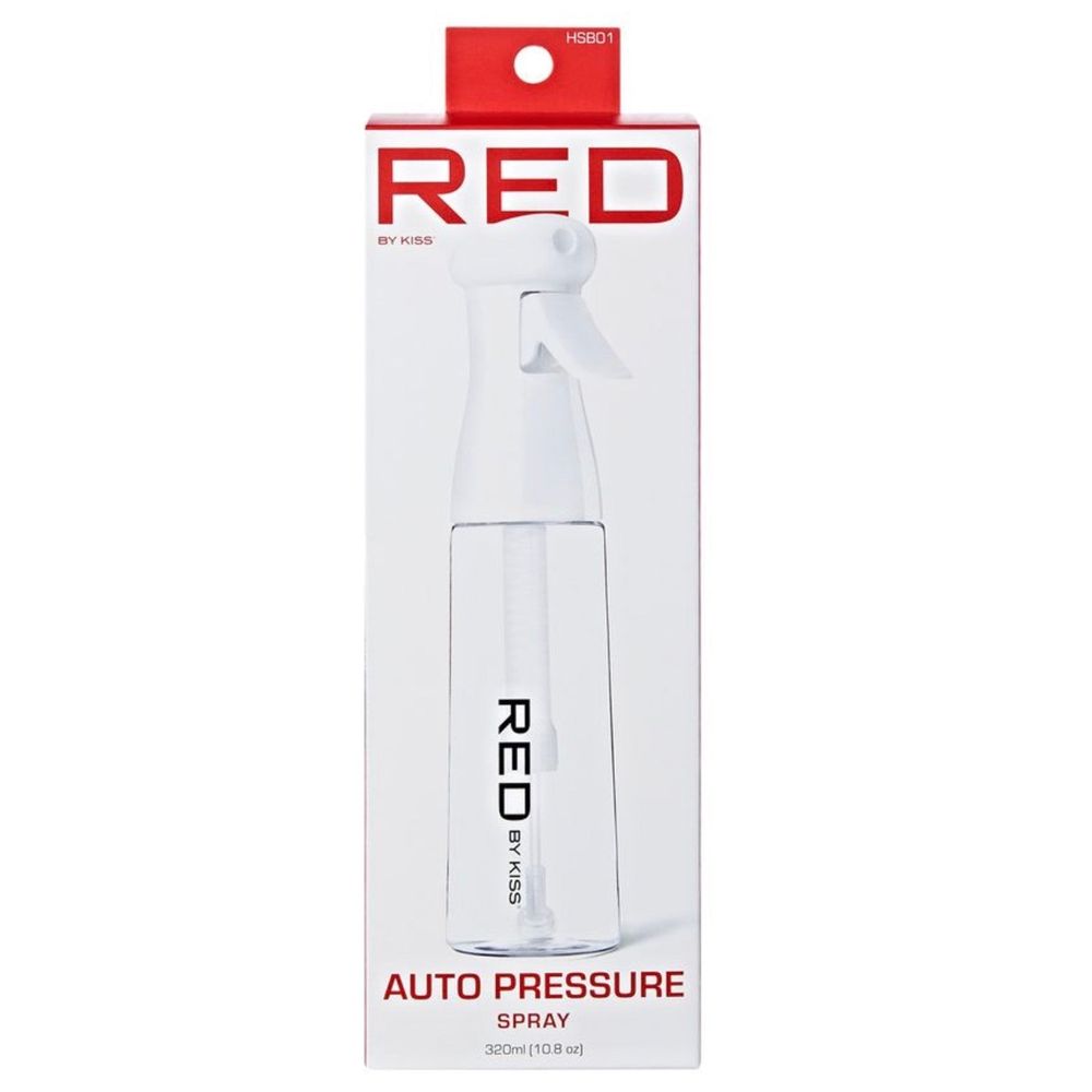 Red by Kiss Auto Pressure Spray Bottle – Continuous Mist, Refillable, Lightweight (HSB01 / HSB02) - Beauty Exchange Beauty Supply