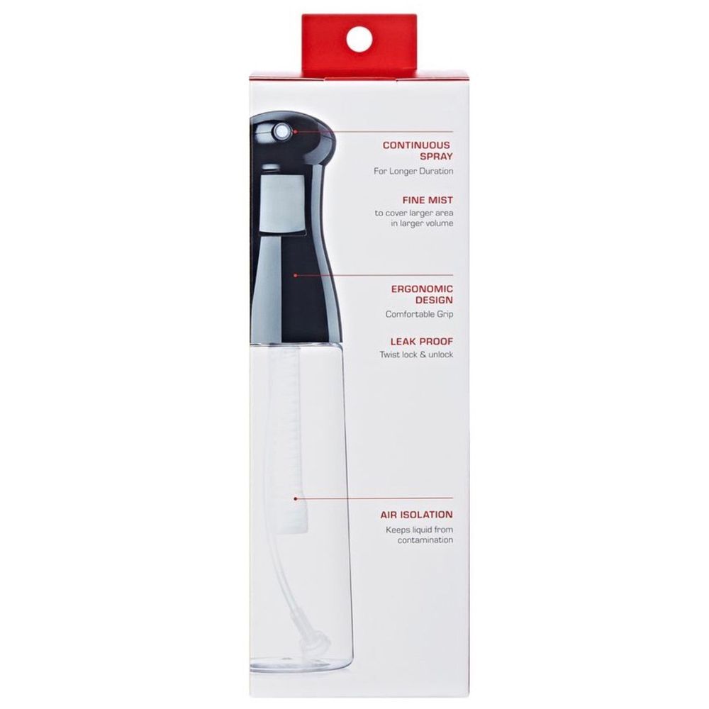 Red by Kiss Auto Pressure Spray Bottle – Continuous Mist, Refillable, Lightweight (HSB01 / HSB02) - Beauty Exchange Beauty Supply