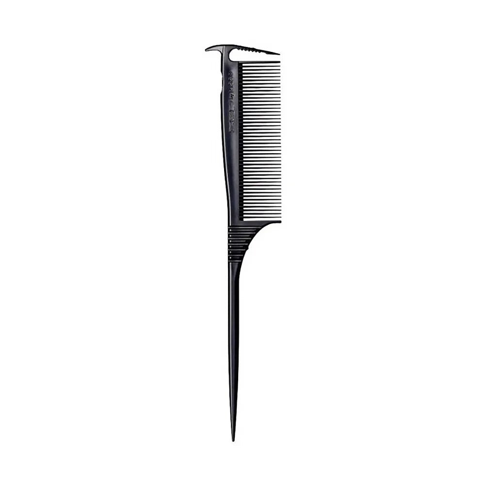 Red by Kiss Axe Comb Rat Tail – HM48 | Dual - Ended Comb with Fine Teeth & Steel Tail for Parting, Edging & Detail Styling - Beauty Exchange Beauty Supply
