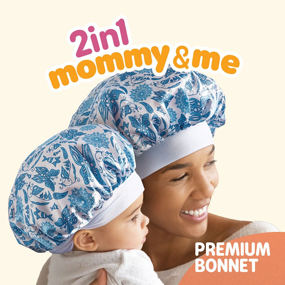 Red by Kiss Baby Satin Premium Bonnet 2 - in - 1 Mommy & Me Set โ Matching Hair Protection in Cheetah, Leopard & Paisley Prints | BH09โBH11 - Beauty Exchange Beauty Supply
