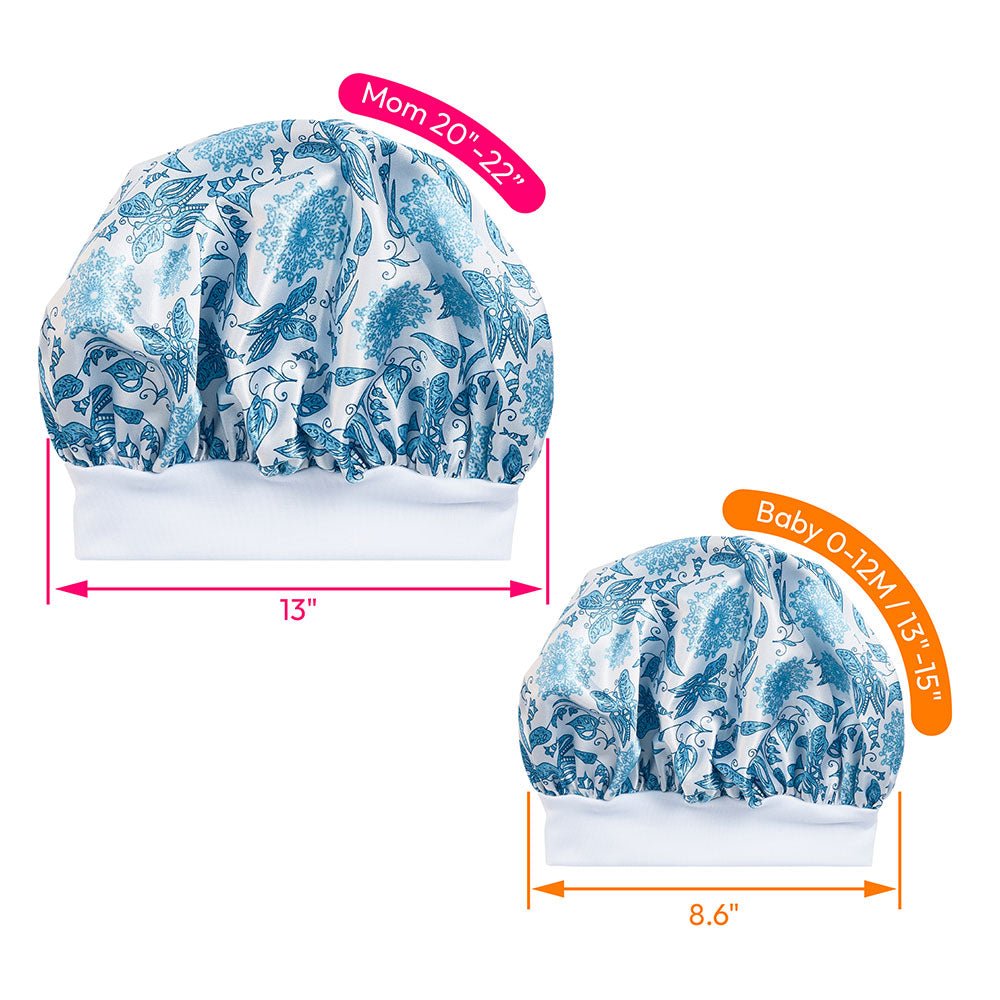 Red by Kiss Baby Satin Premium Bonnet 2 - in - 1 Mommy & Me Set โ Matching Hair Protection in Cheetah, Leopard & Paisley Prints | BH09โBH11 - Beauty Exchange Beauty Supply