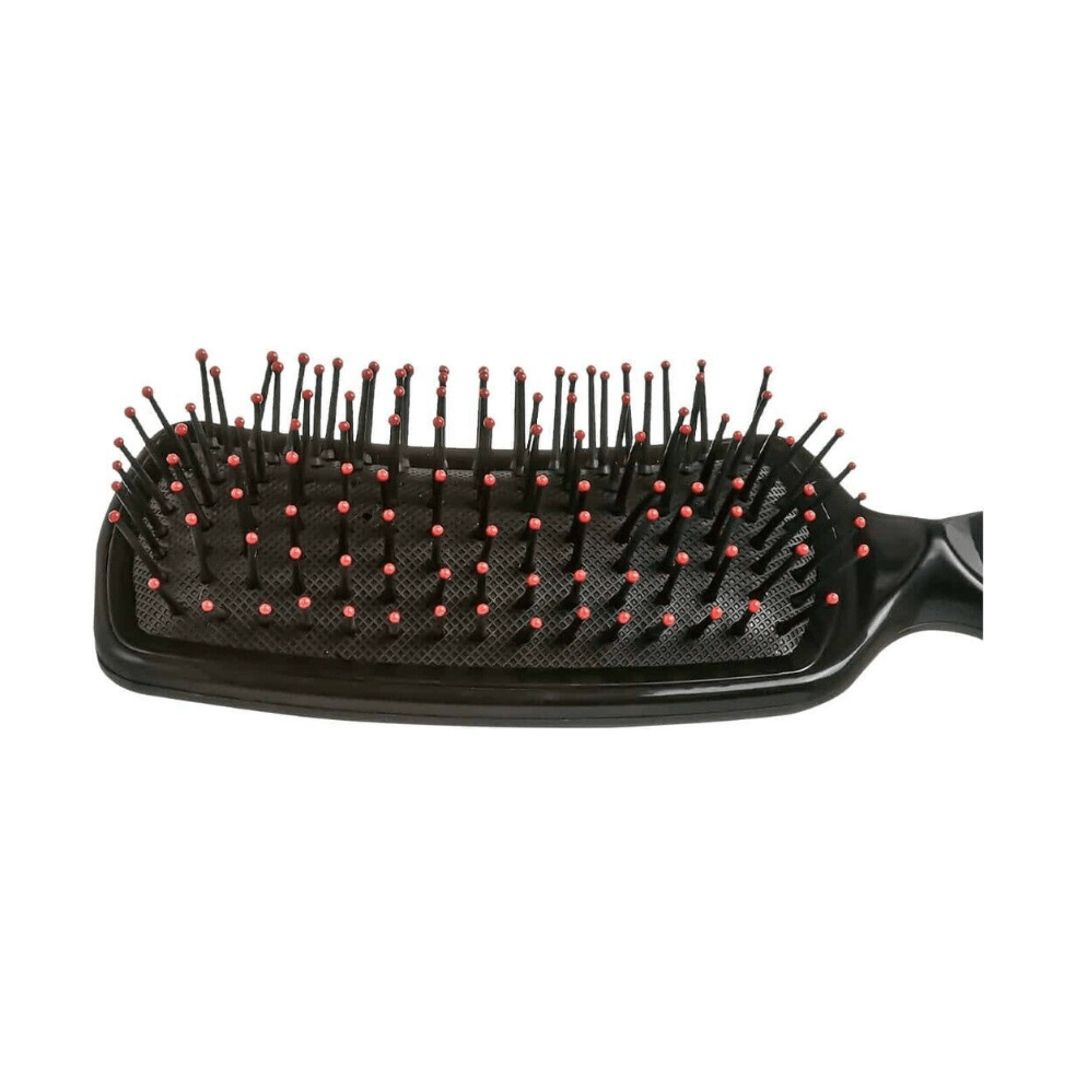 Red by Kiss Banana Brush HH17 – Ergonomic Detangling & Smoothing Brush for All Hair Types (Flexible, Gentle Bristles) - Beauty Exchange Beauty Supply