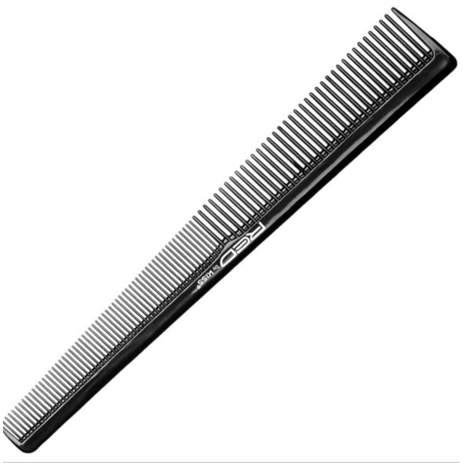 Red by Kiss Barber Comb โ HM51 | Durable, Flexible Comb for Fades, Tapering & Classic Barber Styling - Beauty Exchange Beauty Supply