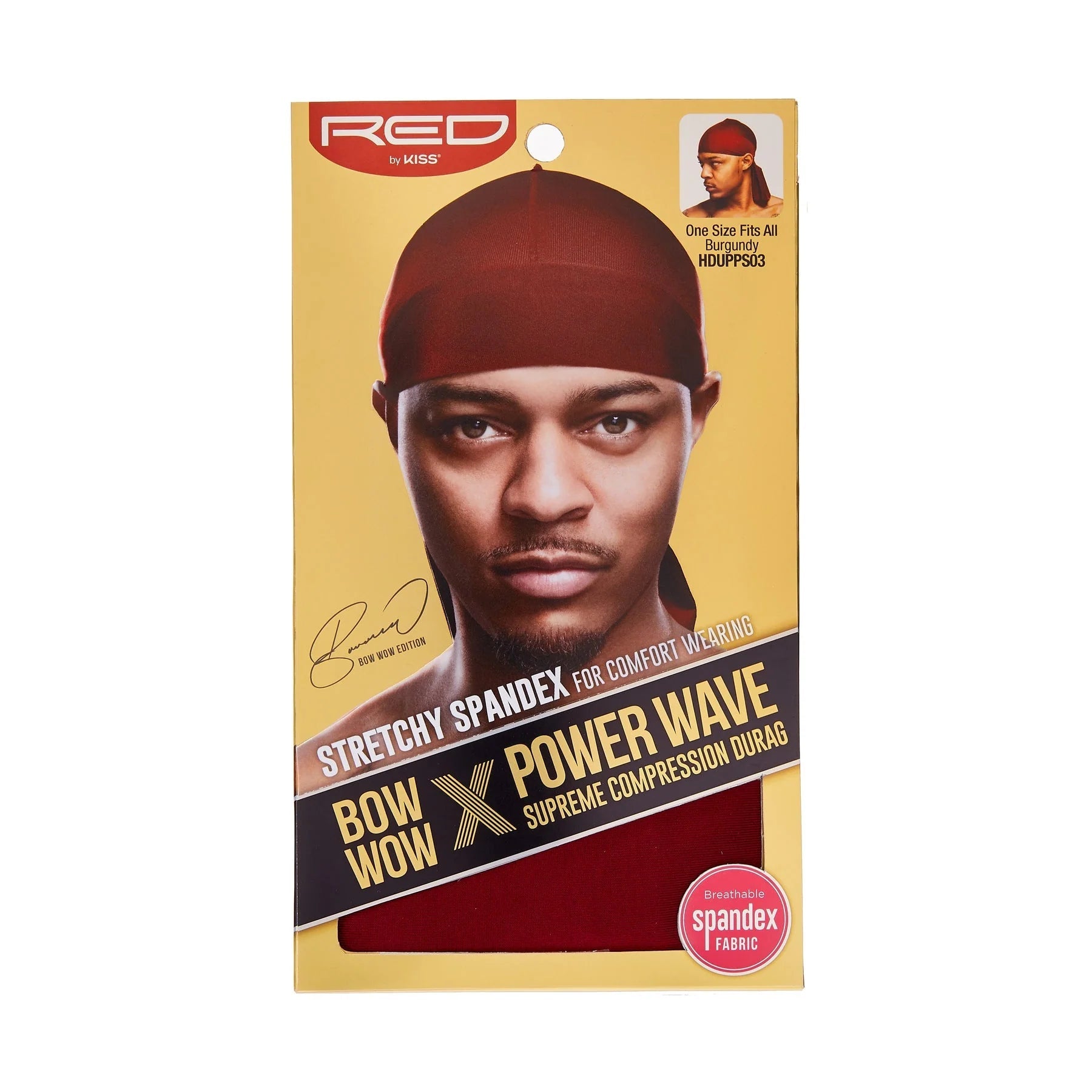 Red by Kiss Bow Wow X Power Wave Durag - Beauty Exchange Beauty Supply
