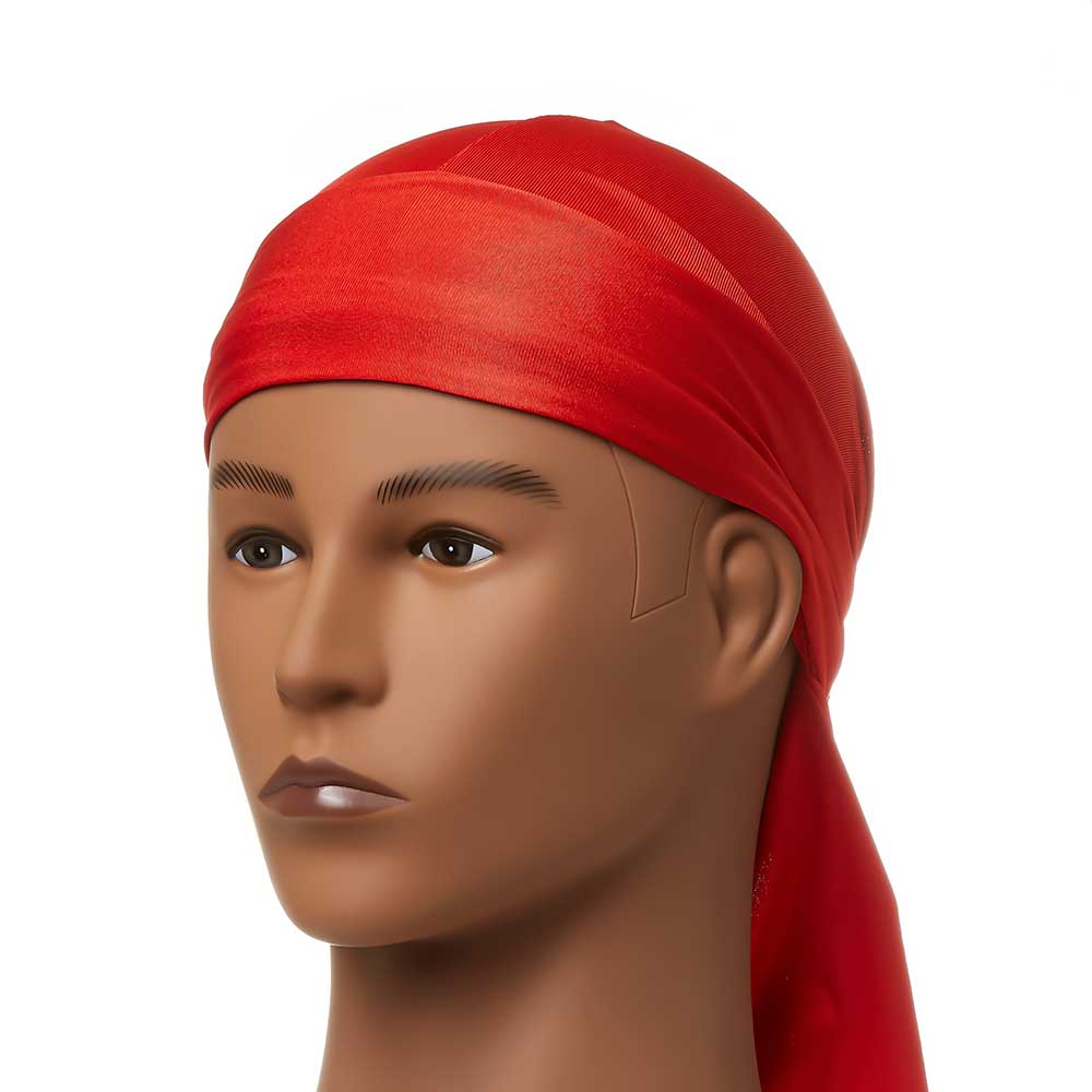 Red by Kiss Bow Wow X Power Wave Spandex Durag – Soft & Stretchy Fit for 360 Waves & Daily Wear - Beauty Exchange Beauty Supply