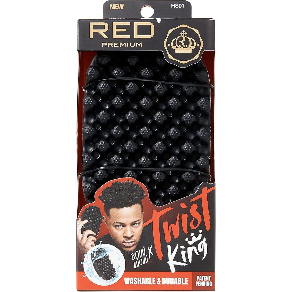 RED by Kiss BowWow Twist King Premium Luxury Twist Styler Comb Brush HS01 – Perfect for Defined Twists & Curls - Beauty Exchange Beauty Supply