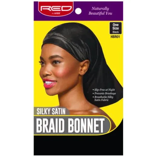 Red by Kiss Braid Bonnet | Protect & Preserve Your Braids, Twists & Curls | Comfortable & Durable for All - Night Wear - Beauty Exchange Beauty Supply