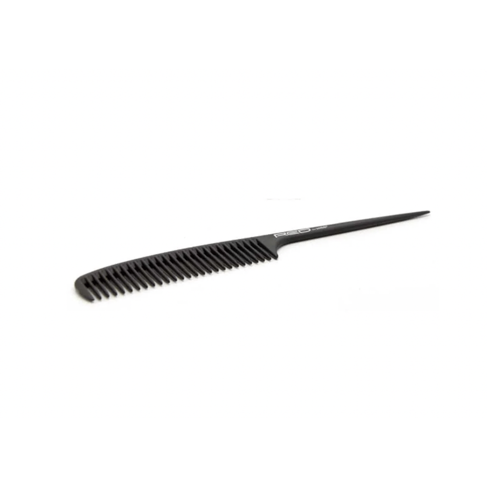 Red by Kiss Carbon Fiber Wide Teeth Rat Tail Comb – HM16 | Anti - Static, Heat - Resistant Comb for Detangling & Precise Parting - Beauty Exchange Beauty Supply
