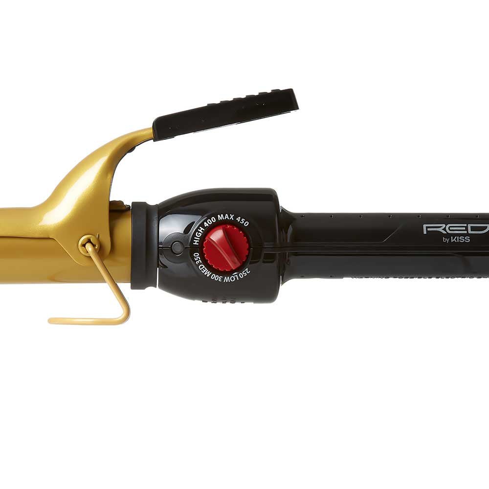 Red by Kiss Ceramic Tourmaline Professional Curling Iron 1" - Beauty Exchange Beauty Supply