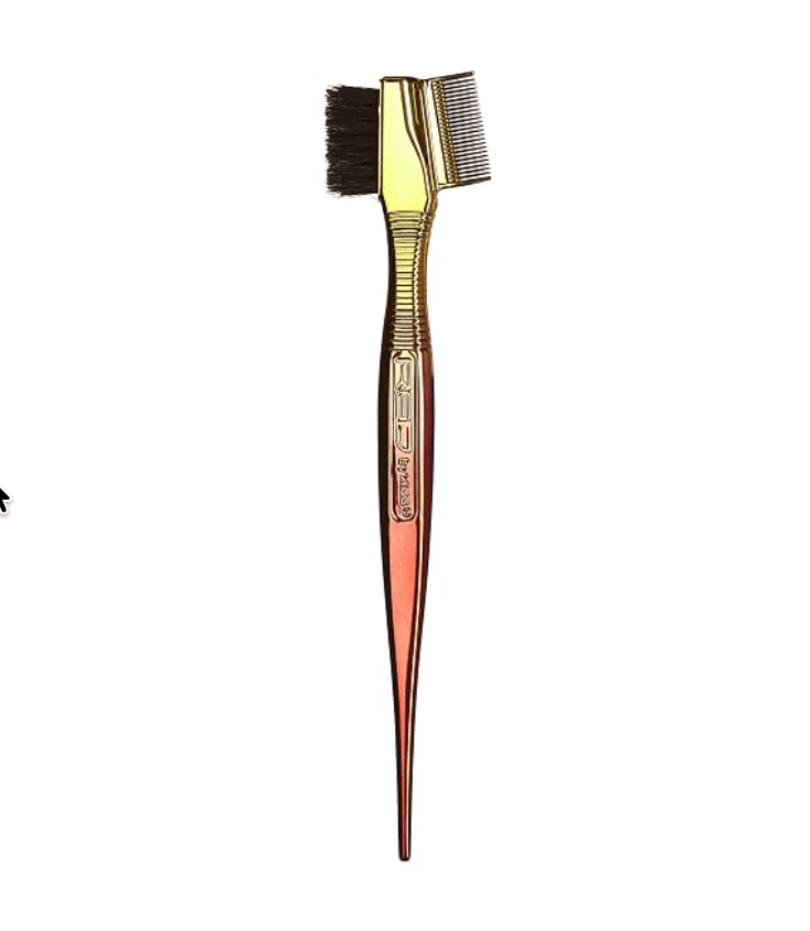 RED by Kiss – Chrome Edge Brush 3-in-1 Sterilized Boar Bristle Hair Styling Brush & Comb - Beauty Exchange Beauty Supply