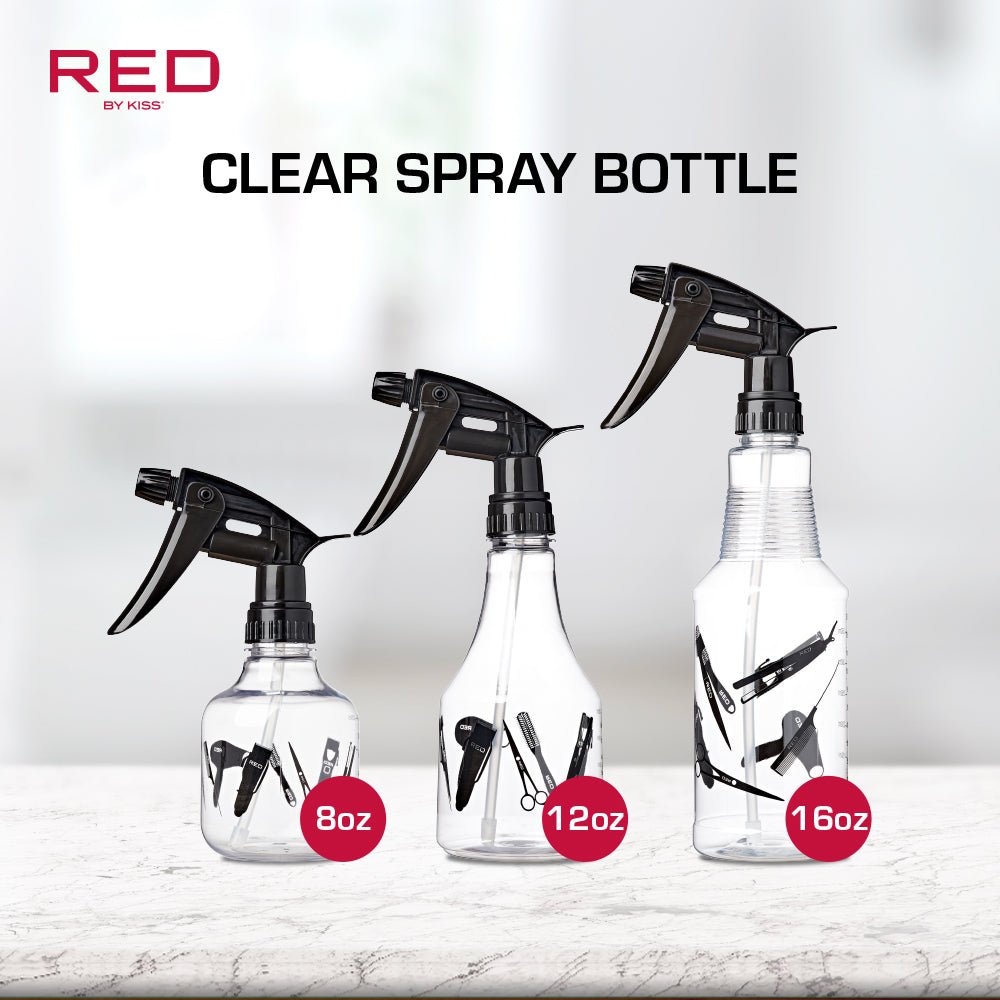 Red by Kiss – Clear Spray Bottle - Beauty Exchange Beauty Supply
