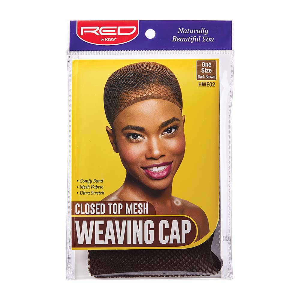 Red by Kiss Closed Top Weaving Cap | Secure Fit for Wig Making & Sew - In Styles | Black, Dark Brown - Beauty Exchange Beauty Supply