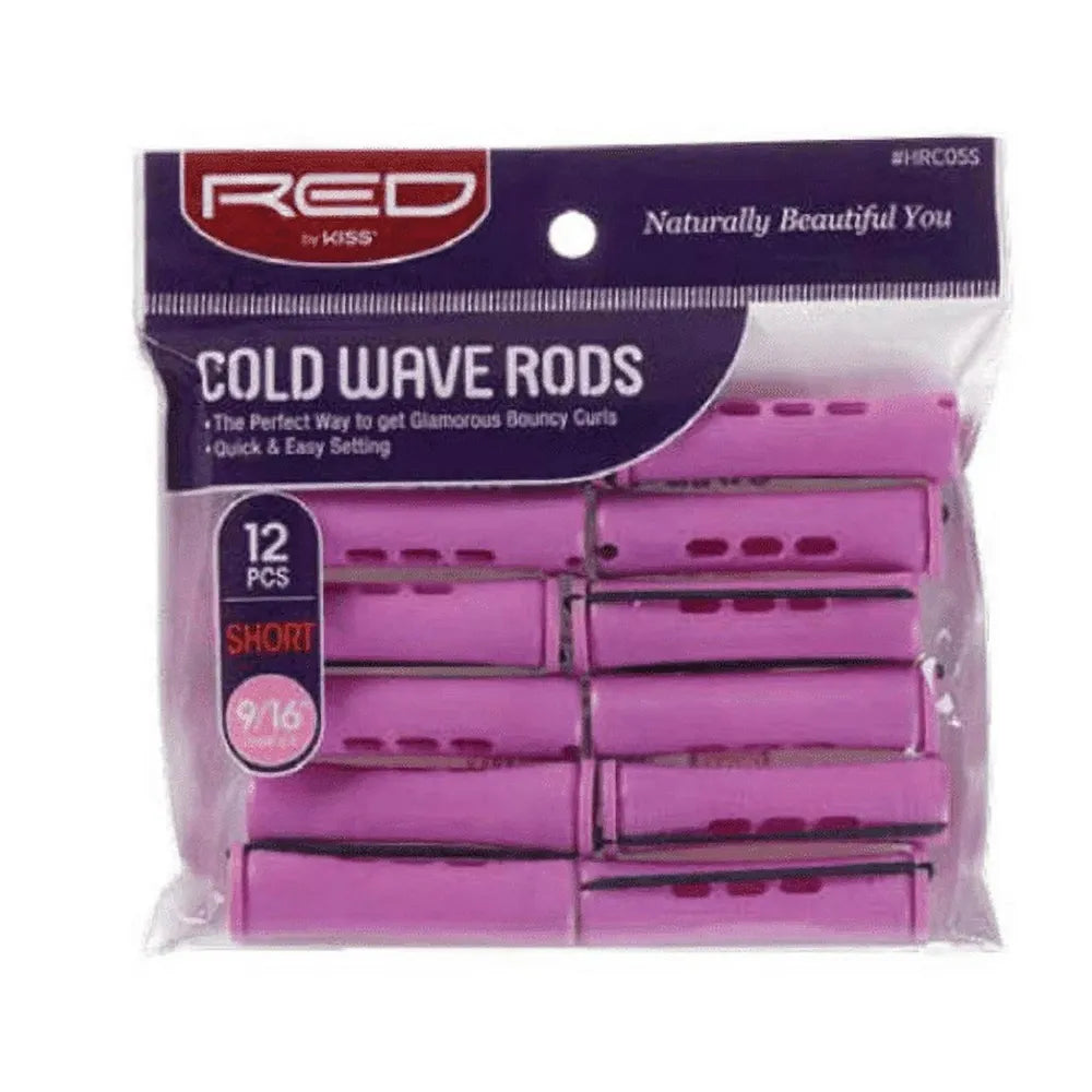 Red by Kiss Cold Wave Rods | HRC01J–HRC07L | Long - Lasting, Defined Curls for All Hair Types - Beauty Exchange Beauty Supply
