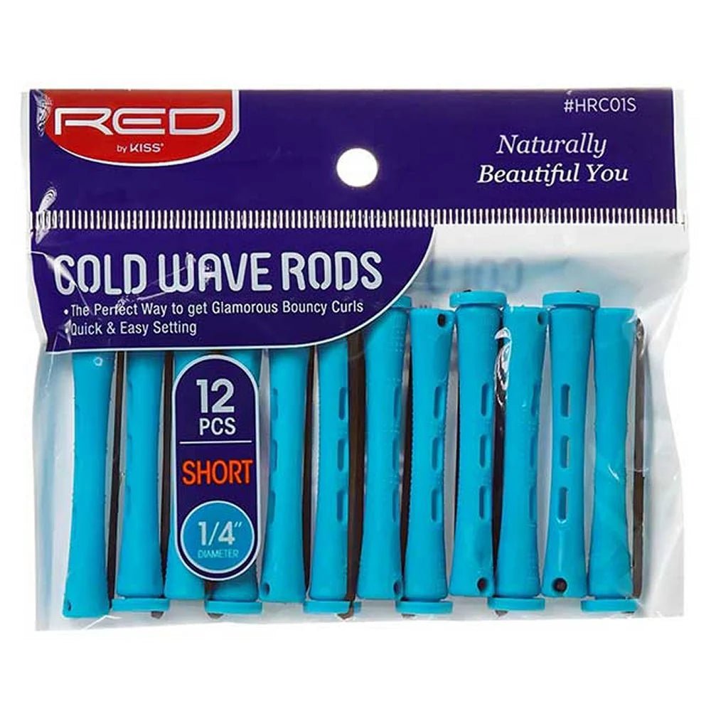Red by Kiss Cold Wave Rods | HRC01S–HRC09S & HRC08L | For Smooth, Defined, Heat - Free Curls - Beauty Exchange Beauty Supply