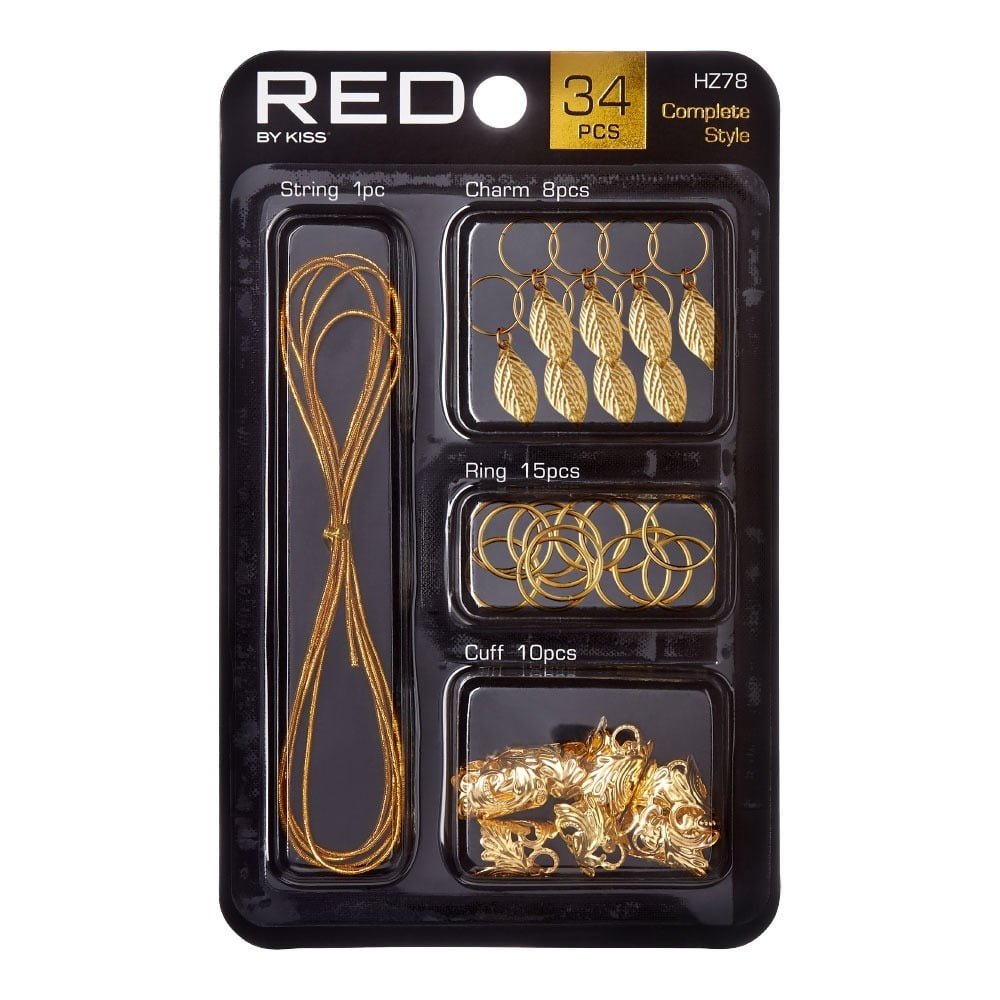 Red by Kiss Complete Style Braid Charm Set - Assorted Styles - Beauty Exchange Beauty Supply