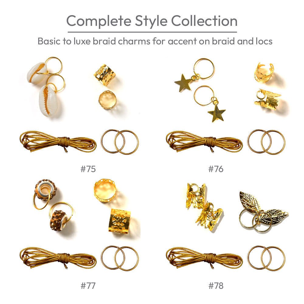 Red by Kiss Complete Style Braid Charm Set - Assorted Styles - Beauty Exchange Beauty Supply