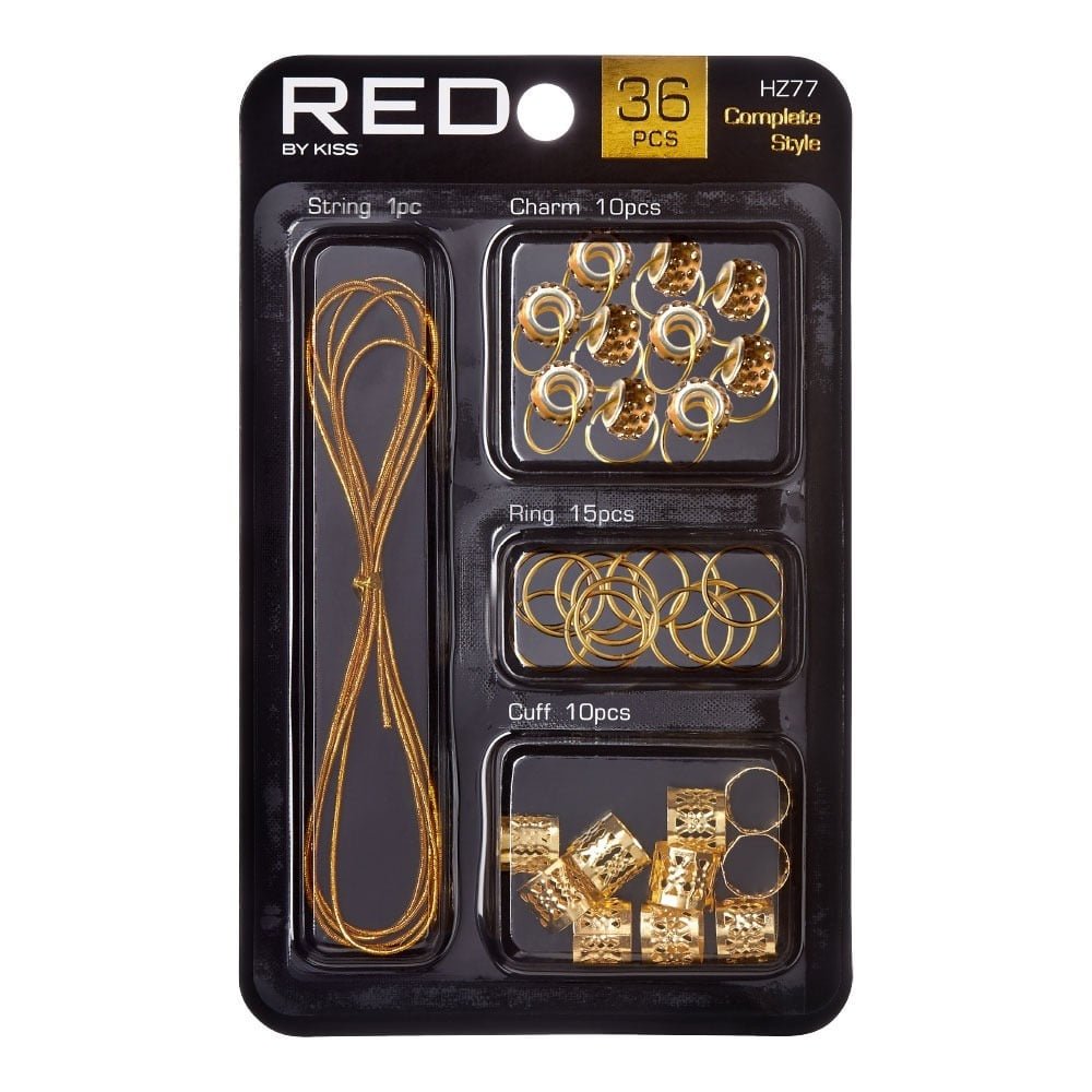 Red by Kiss Complete Style Braid Charm Set - Assorted Styles - Beauty Exchange Beauty Supply