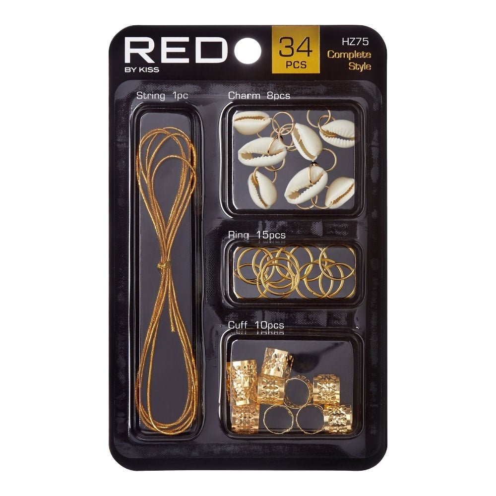 Red by Kiss Complete Style Braid Charm Set - Assorted Styles - Beauty Exchange Beauty Supply