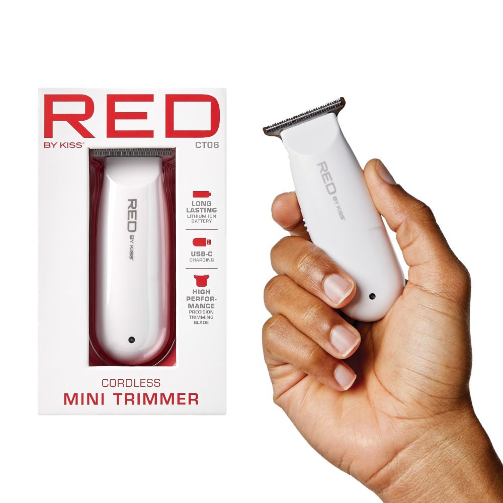 Red by Kiss Cordless Rechargeable Mini Trimmer - Beauty Exchange Beauty Supply
