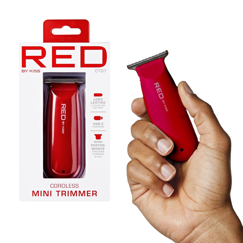 Red by Kiss Cordless Rechargeable Mini Trimmer - Beauty Exchange Beauty Supply