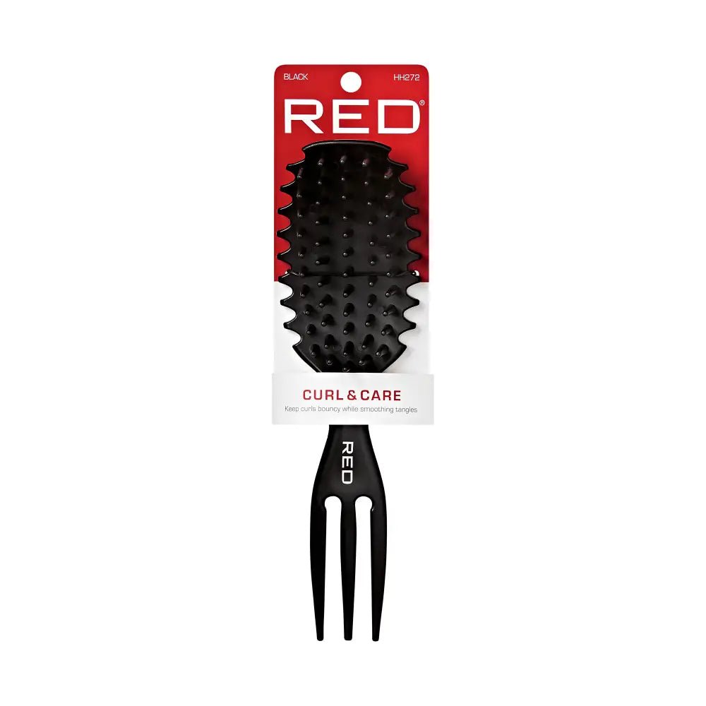 Red by Kiss Curl and Care 4 - in - 1 Detangle Brush – Black - Beauty Exchange Beauty Supply