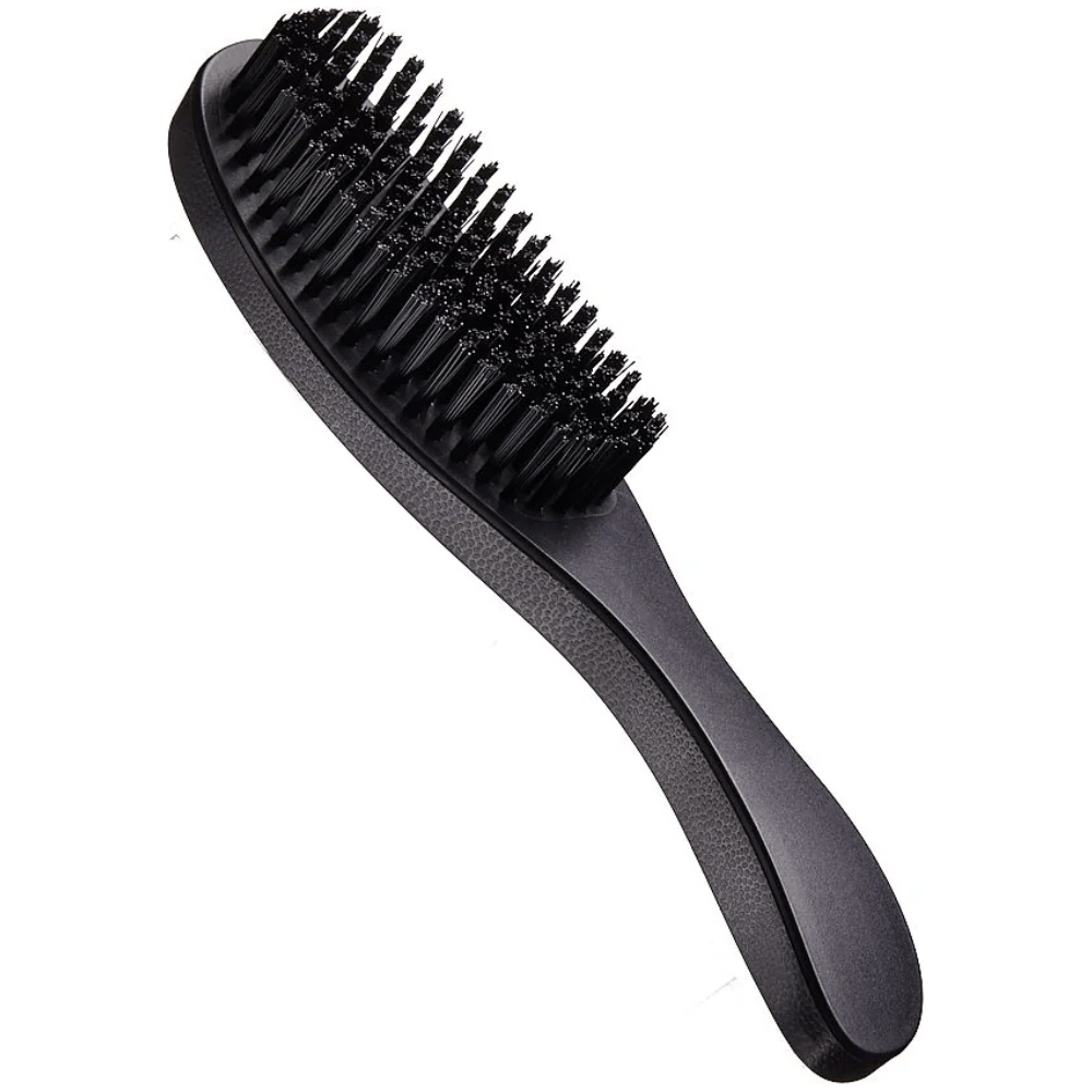 Red by Kiss Curved Wave Brush BOR103 โ Professional Wave Brush for 360 Waves & Coarse Hair (Hard Bristles) - Beauty Exchange Beauty Supply