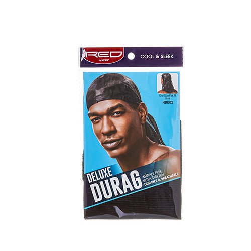 Red by Kiss Deluxe Durag – Premium Fit for 360 Waves & Hair Protection - Beauty Exchange Beauty Supply