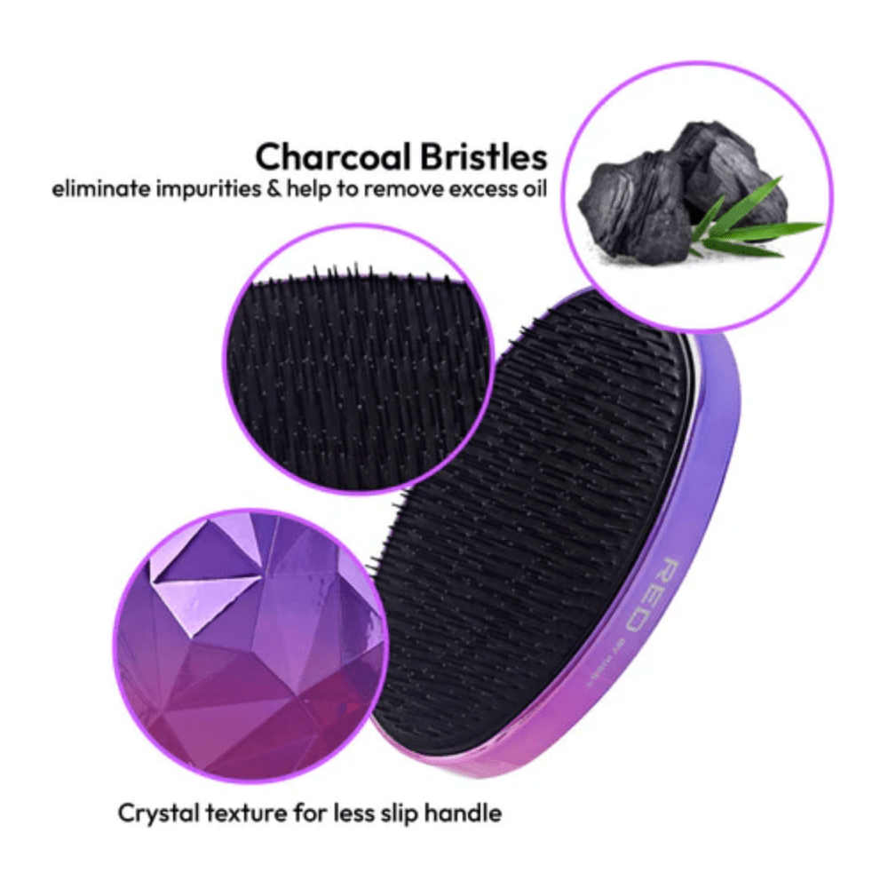 Red by Kiss Detangle Brush HH80 – Smooth, Painless Detangling for All Hair Types | Size: Standard Detangler - Beauty Exchange Beauty Supply