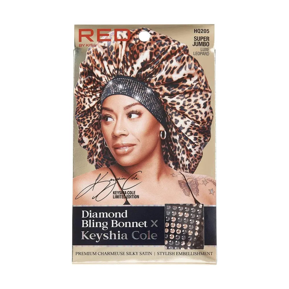 Red by Kiss Diamond Bling Bonnet x Keyshia Cole – Super Jumbo | Glamorous Volume, Edge - Protecting Fit - Beauty Exchange Beauty Supply