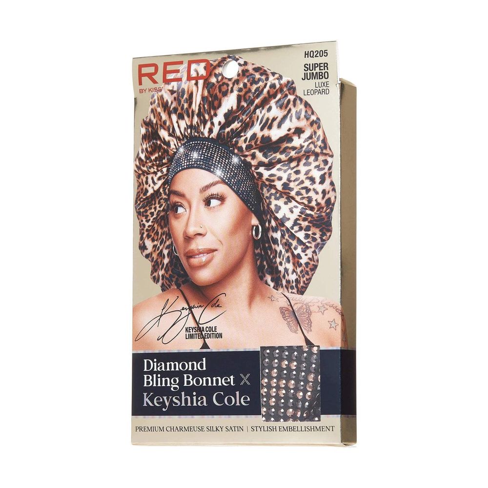 Red by Kiss Diamond Bling Bonnet x Keyshia Cole – Super Jumbo | Glamorous Volume, Edge - Protecting Fit - Beauty Exchange Beauty Supply