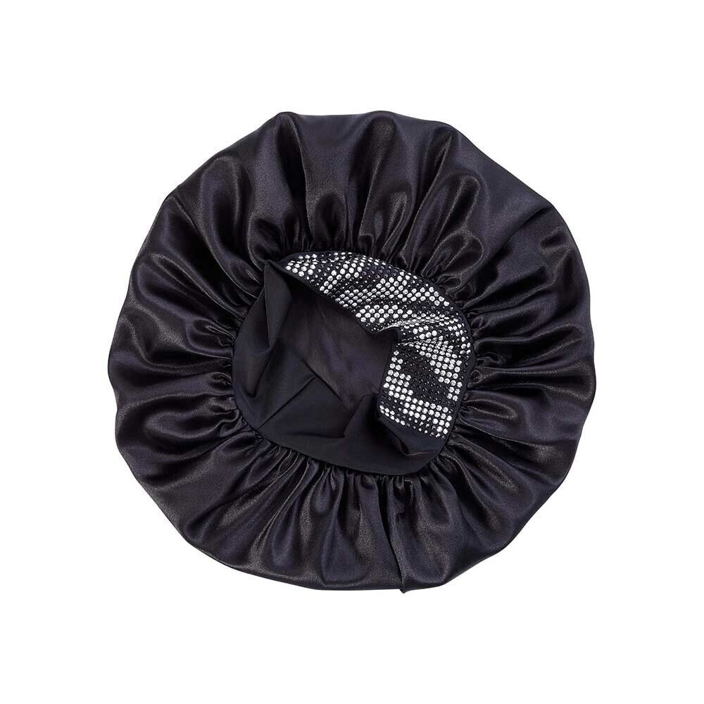 Red by Kiss Diamond Bonnet – X - Large Black Zebra | Bold Style, Night Protection - Beauty Exchange Beauty Supply