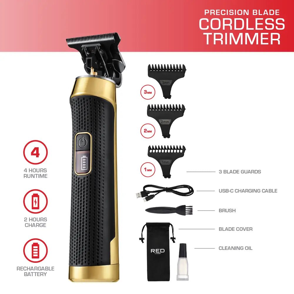 Red by Kiss DLC Zero - Gap Cordless Trimmer - Beauty Exchange Beauty Supply