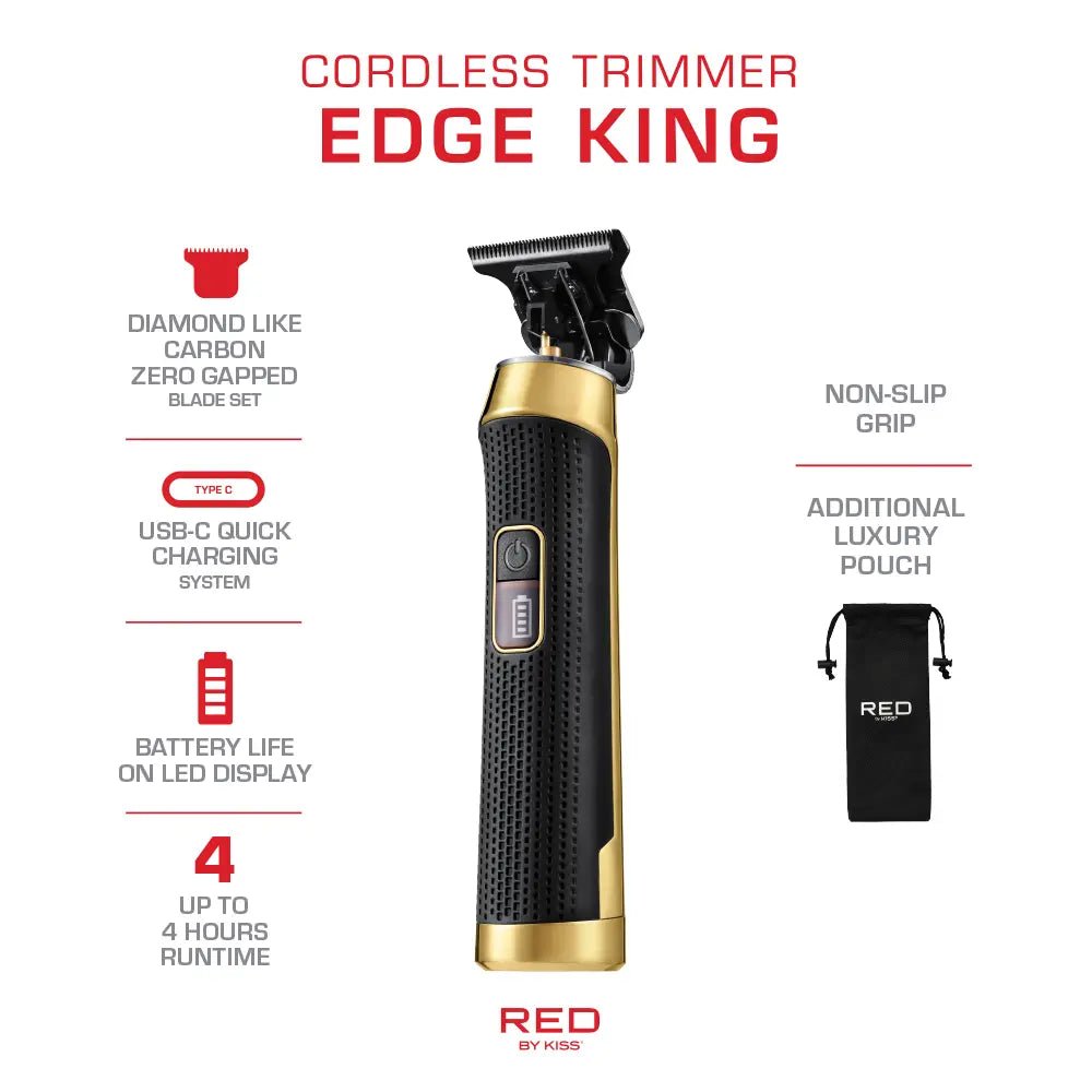 Red by Kiss DLC Zero - Gap Cordless Trimmer - Beauty Exchange Beauty Supply