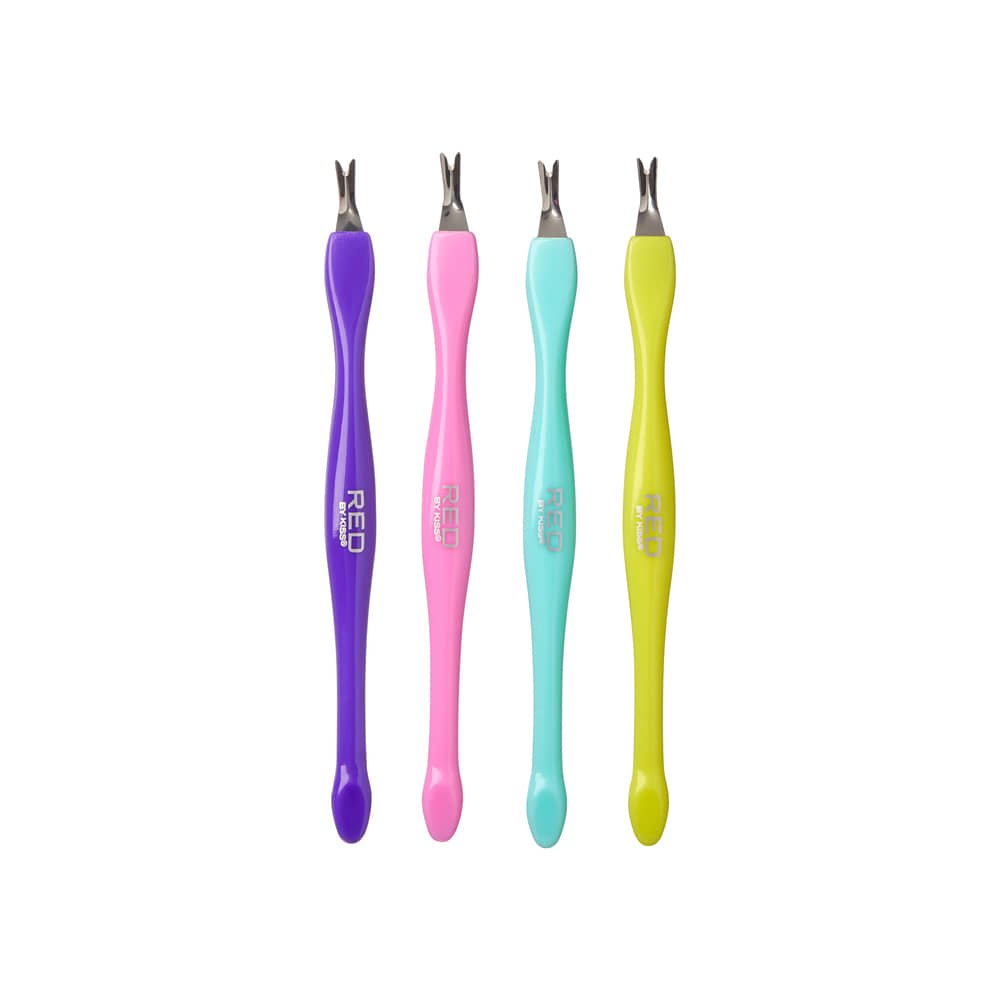 Red by Kiss Dual - End Cuticle Trimmer and Pusher - Beauty Exchange Beauty Supply
