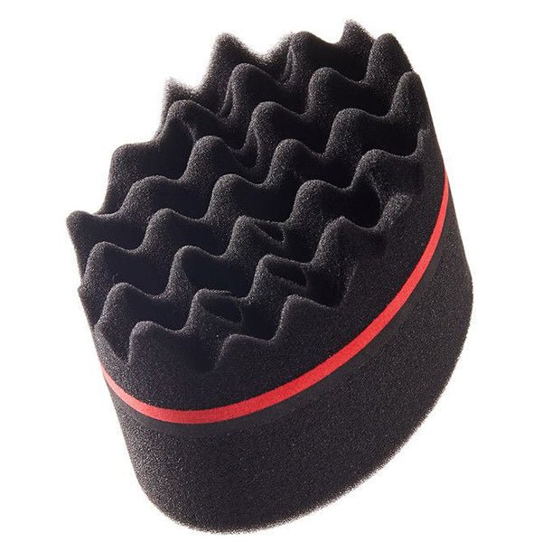 RED by Kiss Dual Sided Twist Sponge TWS02 โ Two Textures for Defined Twists & Coils - Beauty Exchange Beauty Supply