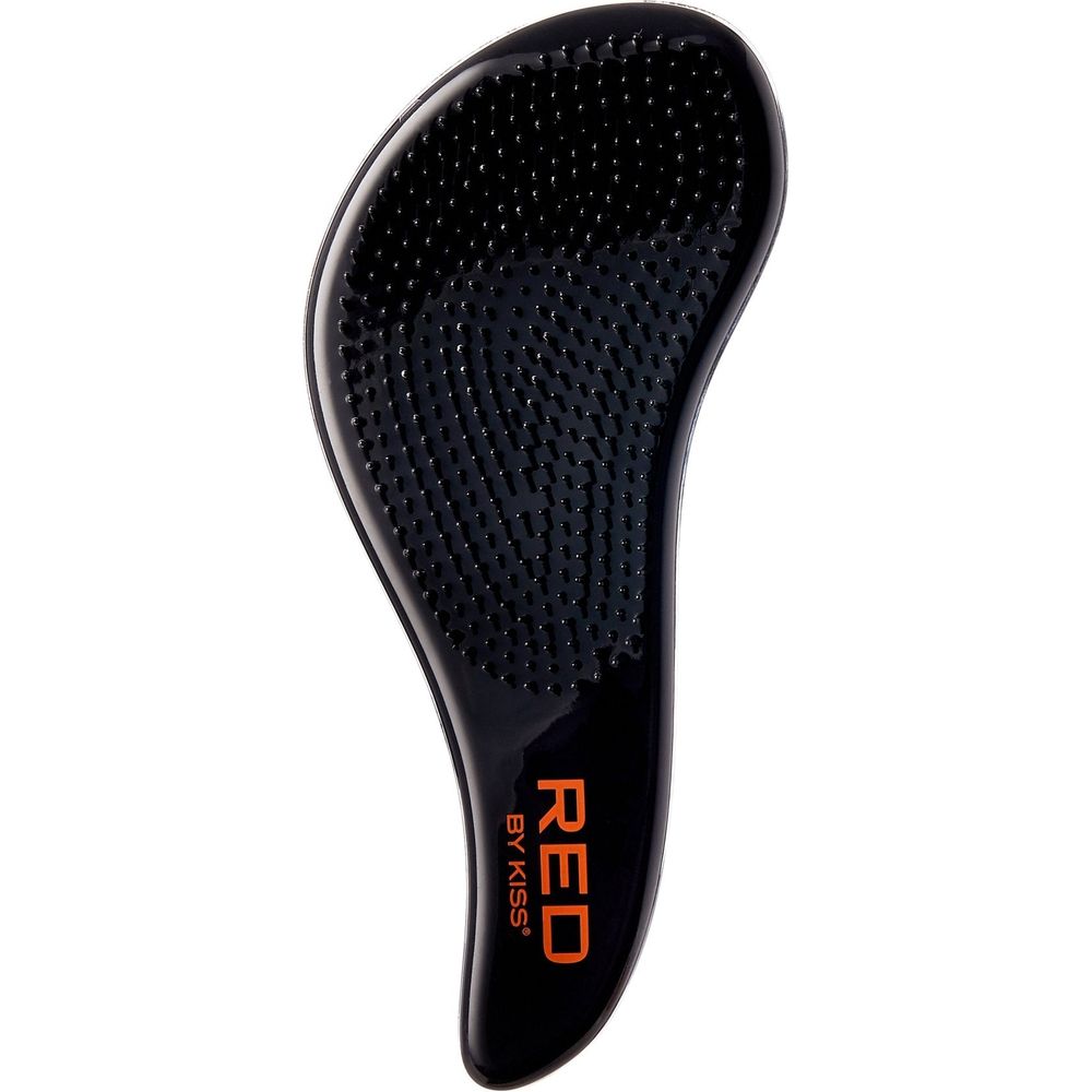 Red by Kiss Easy Glitter Detangle Brush HH52 – Gentle Detangling with Sparkling Style | Size: Full - Length Paddle - Beauty Exchange Beauty Supply