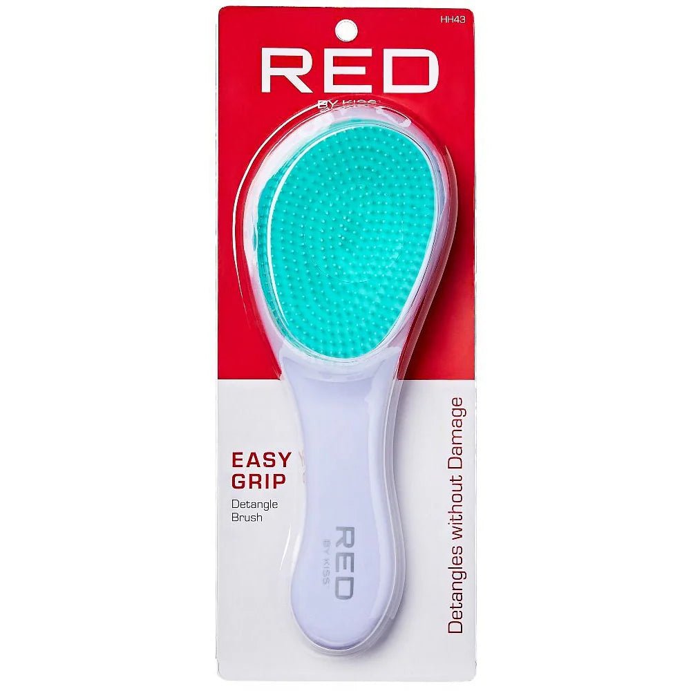 Red by Kiss Easy Grip Detangling Brush HH43 – Smooth Control & Tangle - Free Styling | Size: Full - Length Detangler - Beauty Exchange Beauty Supply