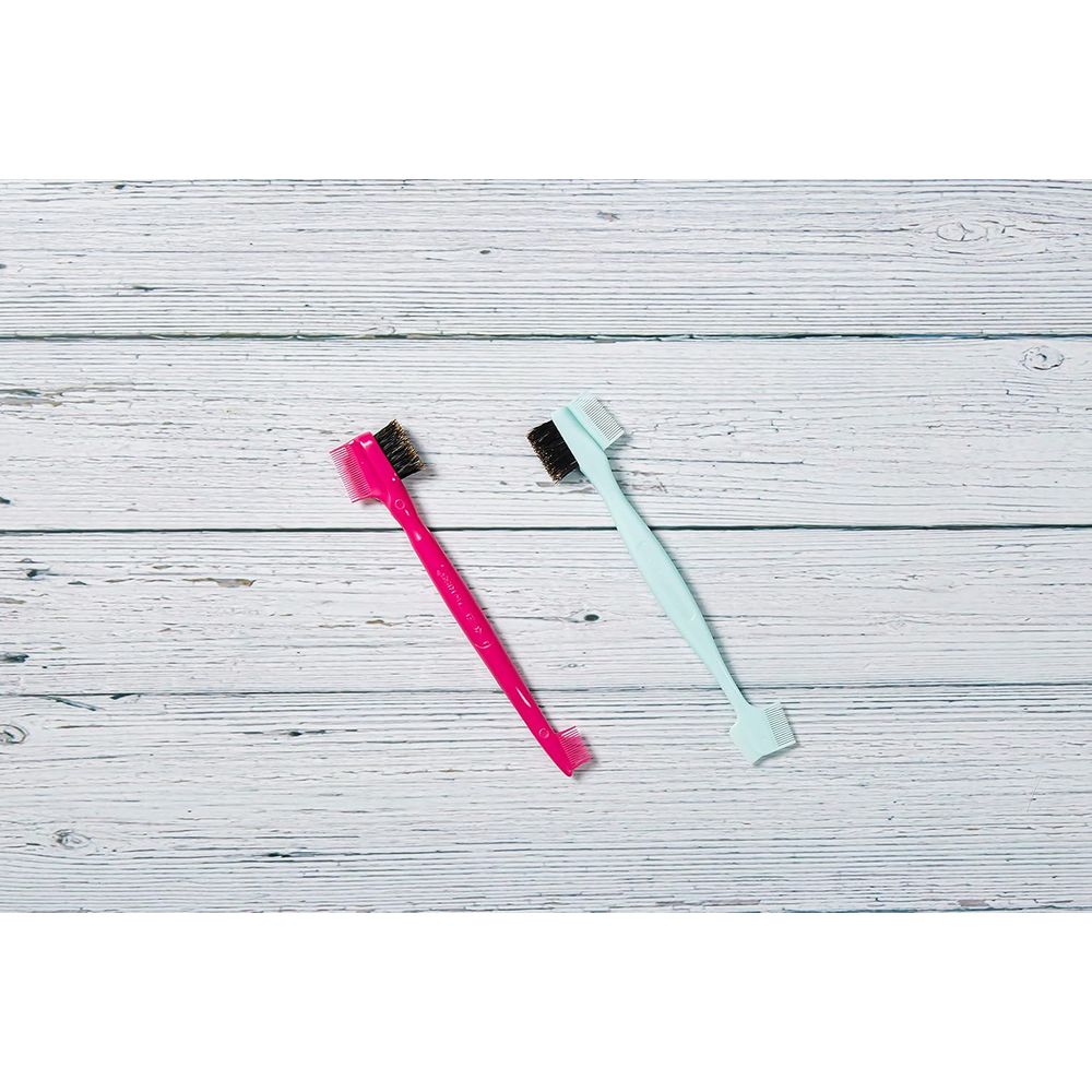 Red by Kiss Edge Boar Fixer – HH73 | Double - Sided Brush & Comb for Edge Control & Baby Hairs - Beauty Exchange Beauty Supply