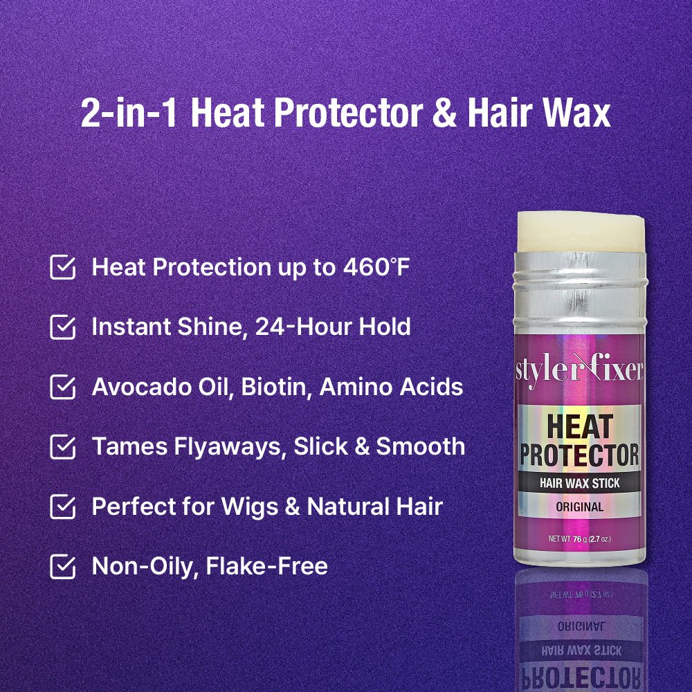 Red by Kiss Edge Fixer 2 - in - 1 Heat Protector Hair Wax Stick - Beauty Exchange Beauty Supply