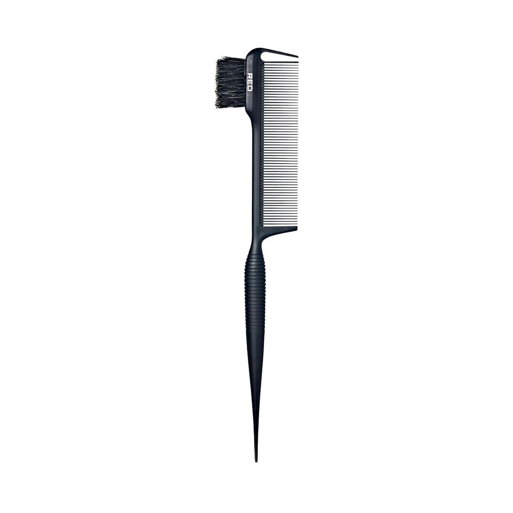 Red by Kiss Edge Parting Comb – HH108, Precision Tool for Parting, Edge Control & Styling | Anti - Static & Perfect for Sleek Styles - Beauty Exchange Beauty Supply