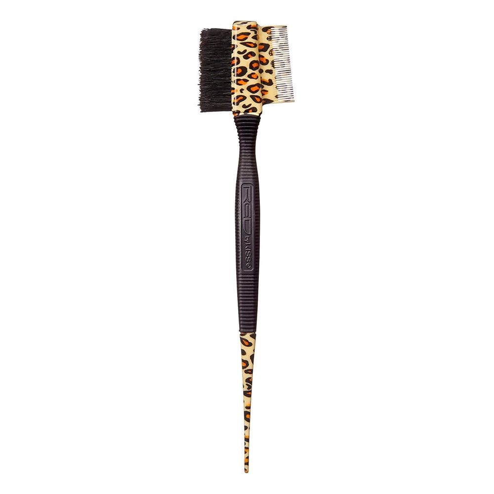 Red by Kiss Edge Styler Plus | HH57 – Dual - Ended Edge Brush & Comb | Smooths + Defines Baby Hairs - Beauty Exchange Beauty Supply