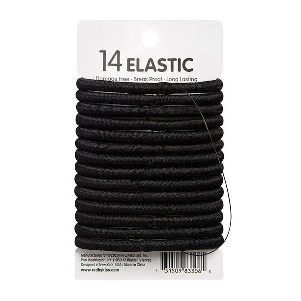 Red by Kiss Elastic Bands – 14 Count - Beauty Exchange Beauty Supply